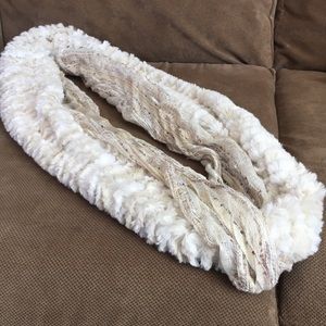 Multi Textured Infinity Scarf